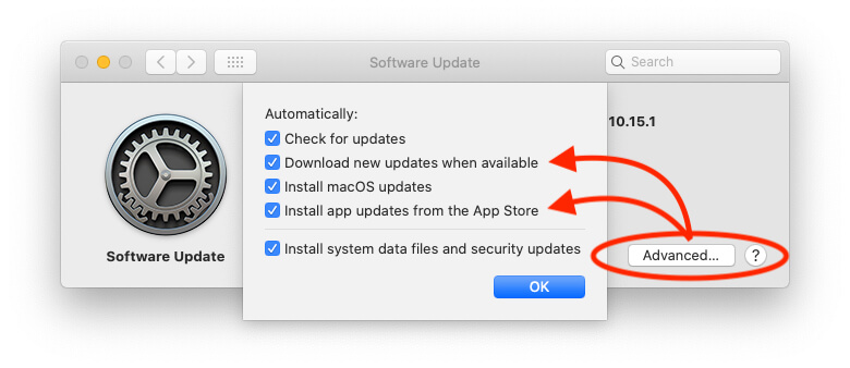 how do you check for software updates in mac os x